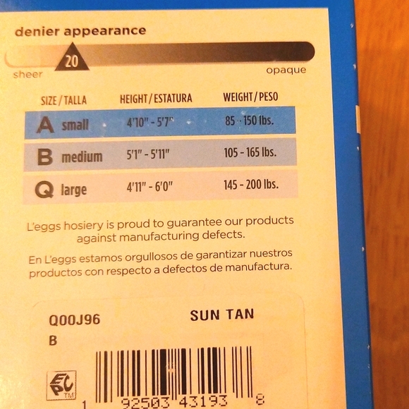 $5 L'eggs Women's Everyday Control Top Sheer Toe Pantyhose, 3 Pair - Picture 4 of 4